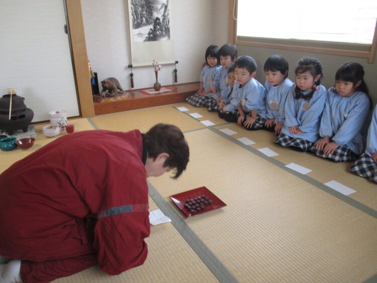 三学期お茶会の様子